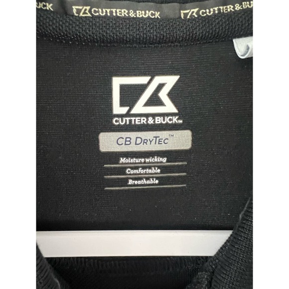 Cutter & Buck CB Drytec Sz L Black Polo The Univeristy of Southern Mississippi - Picture 4 of 5